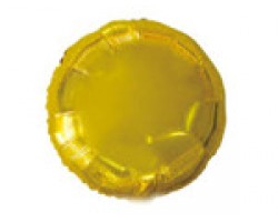 Folijas balons 46cm aplis, zelta