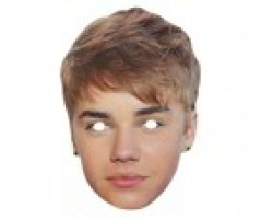 Maska "Džastins Bībers"