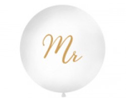 Baloni balti, Mr. 89cm, JUMBO