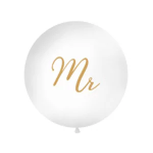Baloni balti, Mr. 89cm, JUMBO