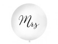 Baloni balti, Mrs. 89cm, JUMBO