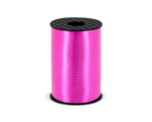 Lentīte rozā, fuksiju, plastikāta 5mm (500m)