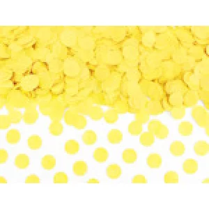 Konfeti 15g paciņa, papīra, dzelteni