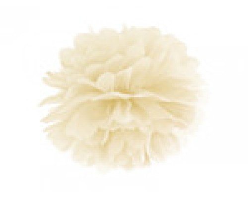POM-POM Zīdpapīra bumba, krēmkrāsas 35cm