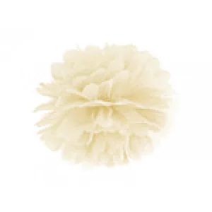 POM-POM Zīdpapīra bumba, krēmkrāsas 35cm POM-POM Zīdpapīra bumba, krēmkrāsas 35cm