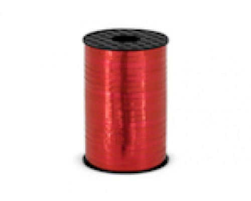 Lentīte sarkana, metālika 5mm (225m)