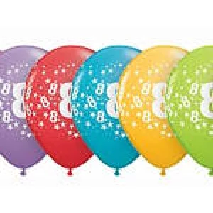 Baloni Cipars "8", QUALATEX Baloni Cipars "8", QUALATEX