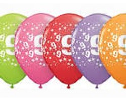 Baloni Cipars "9", QUALATEX 