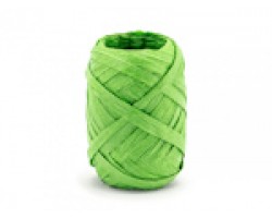 Lentīte zaļa, rafijas, 5mm (10m)