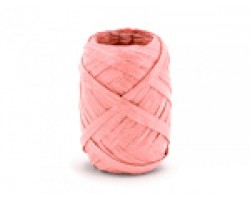 Lentīte persiku, rafijas, 5mm (10m)