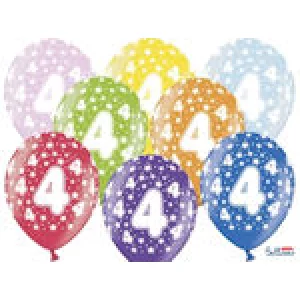 Baloni Cipars "4", BelBal, 29cm Baloni Cipars "4", BelBal, 29cm