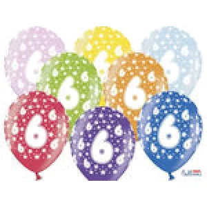 Baloni Cipars "6", BelBal, 29cm Baloni Cipars "6", BelBal, 29cm