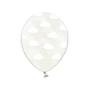 Baloni mākoņi, balti, caurspīdīgi BelBal, 29cm Baloni mākoņi, balti, caurspīdīgi BelBal, 29cm