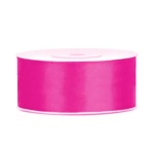 Lentīte rozā, fuksiju, satīna, 25mm (25m) Lentīte rozā, fuksiju, satīna, 25mm (25m)