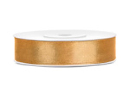 Lentīte zelta, satīna, 12mm (25m)