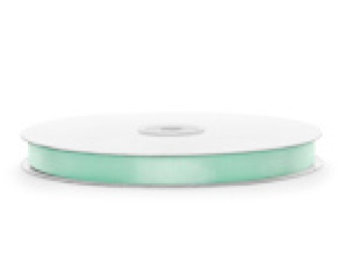 Lentīte zaļa, mint, satīna, 12mm (100m)