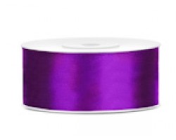 Lentīte lillā, satīna, 25mm (25m)
