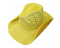 Kovboja cepure - dzeltena