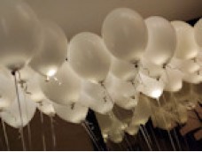 LED baloni, balti