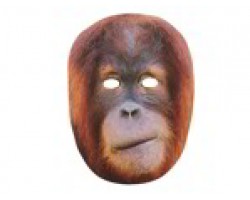 Orangutāns - maska, kartona