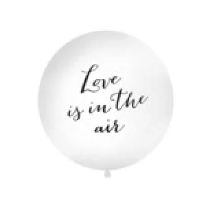 Baloni balti, 89cm, Love is in the air, JUMBO Baloni balti, 89cm, Love is in the air, JUMBO