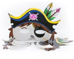 Maska "Pirāts" 3 (6 gab.)