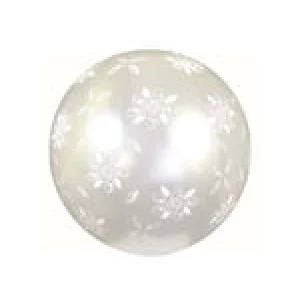 Baloni XL 69cm, GEMAR - pērļu balti "Rozes"