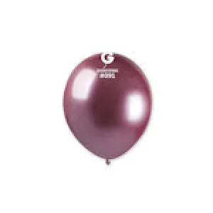 Baloni metāliski, hroma, rozā, GEMAR, 13 cm, 100 gab.