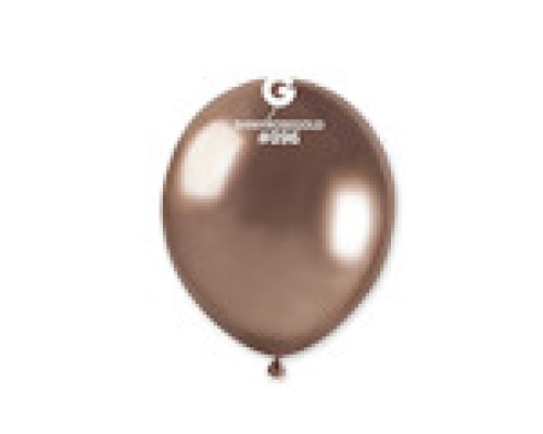 Baloni metāliski, hroma, zelta, rozā GEMAR, 13 cm, 100 gab.