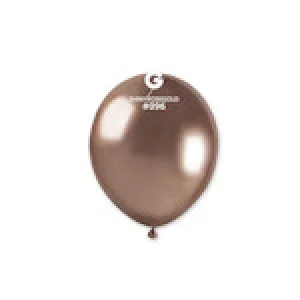 Baloni metāliski, hroma, zelta, rozā GEMAR, 13 cm, 100 gab.