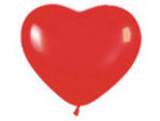 Baloni 44cm, GEMAR - sarkana sirds