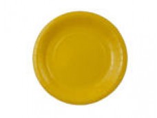 Papīra šķīvis, dzeltens - 18cm (6 gab.)