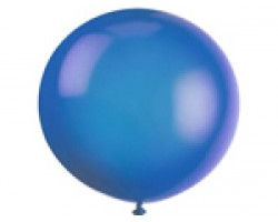 Baloni zili, caurspīdīgi, 89cm, JUMBO