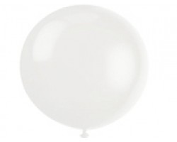 Baloni bezkrāsaini, caurspīdīgi, 89cm, JUMBO