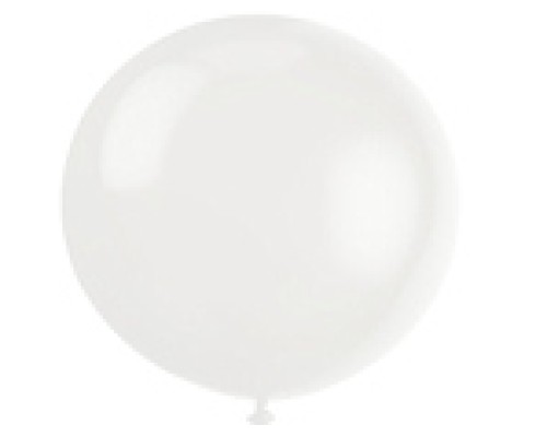 Baloni bezkrāsaini, caurspīdīgi, 89cm, JUMBO