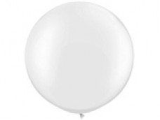 Baloni  balti, 89cm, JUMBO