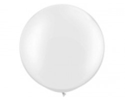 Baloni  balti, 89cm, JUMBO